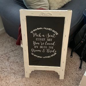 COPY - Wedding ceremony sign